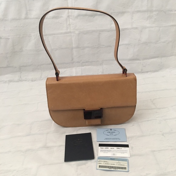 prada snake buckle bag